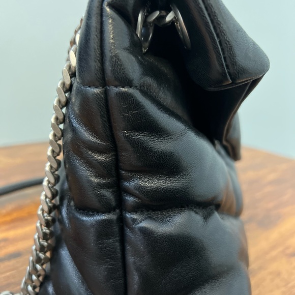 Gently used Saint Laurent Lou Lou Puffer in Black - Picture 6 of 10
